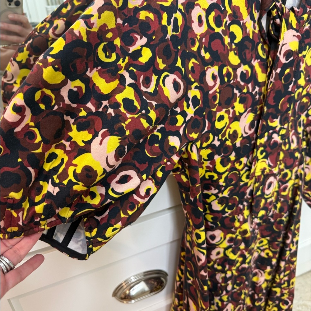 Marni Multicolor 3/4 Sleeve Dress